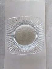 4" Inch Square Clear Glass Ashtray