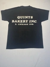 Vintage Quints Bakery Chicago Single Stitch Graphic T-Shirt L