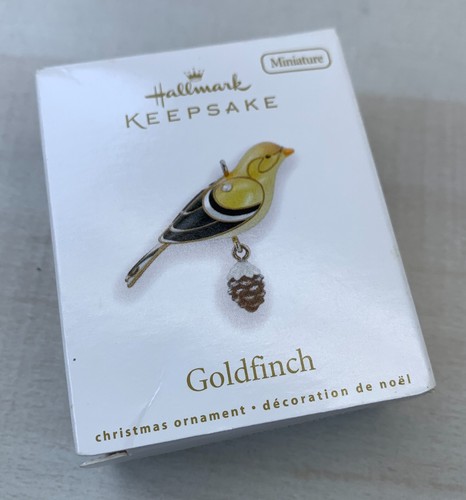 PUNZE 2010 GOLDFINK VOGEL MINIATUR ORNAMENT - Bild 8 von 8