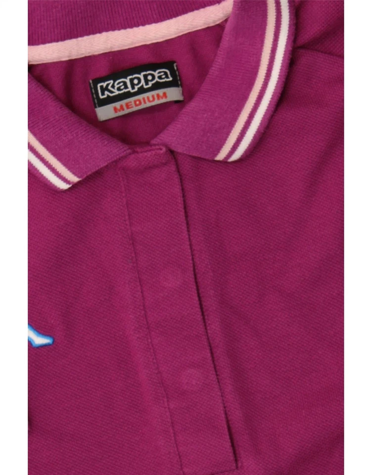 KAPPA Womens Polo Shirt UK 12 Medium Pink Polyester BD10 - Image 3 of 3
