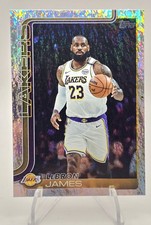 2025 Topps  LeBron James Holo Sand Glitter Foil SP Flagship #150 Lakers