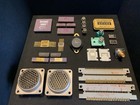 Lot of 30x Military / High End Gold Plated Vintage Electronic Components