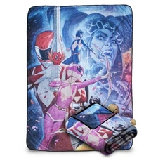 Bazillion Dreams Power Rangers Fleece Throw Blanket, One Size, Multicolor