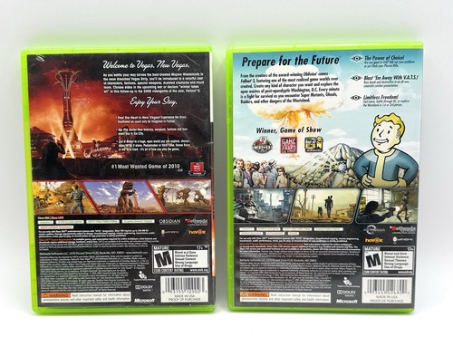 XBOX 360 Fallout 3 (2008) y XBOX 360 New Vegas (2010) con manuales/inserto - Imagen 2 de 4