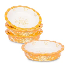 Wisenvoy Mini Pie Pans Ceramic Plate Pan for Baking dish Porcelain Free Shipping