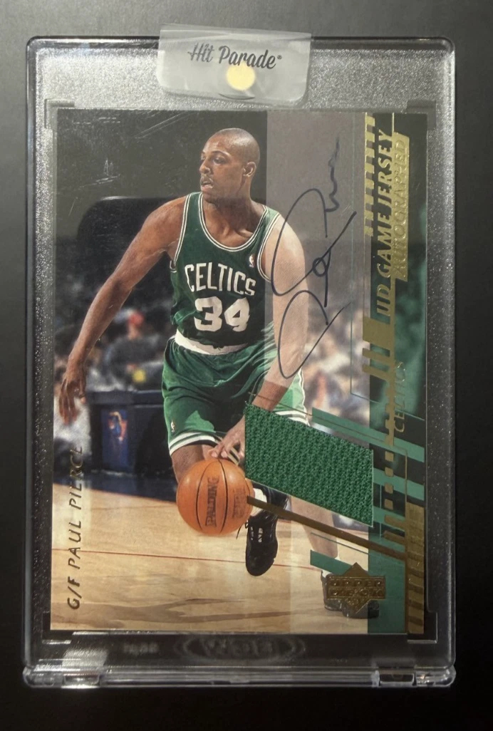 Upper Deck Paul Pierce Basketball Autographed Sports Trading Cards