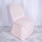 50 Blush Polyester BANQUET CHAIR COVERS Wedding Party Reception Decorations