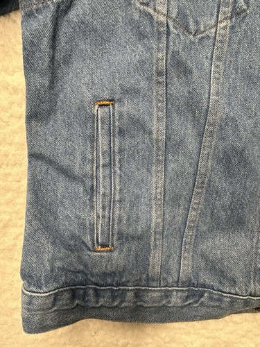 Vintage Tyca Denim Jean Trucker Jacket USA Made Women’s Size XL I A Of M Union - Picture 7 of 24