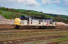 Original Railway Slide: Class 37 Diesel 37673  2000 - Location?           P-3969