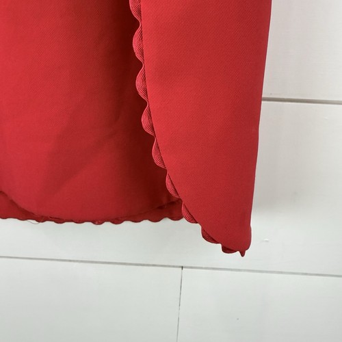 NEW Ted Baker EZZY Red Mini Knit Dress SCALLOPED PONTE Women Ted3 US8 Collared - Picture 11 of 17