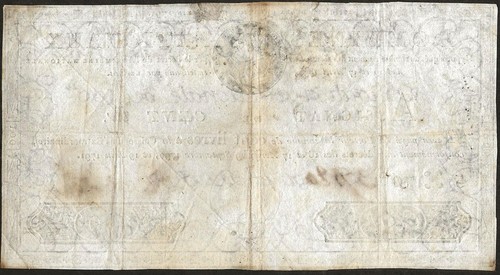 France - Monarchy Constitutional - Assignat Of 100 pounds Of 19-06-1791 - Picture 2 of 2