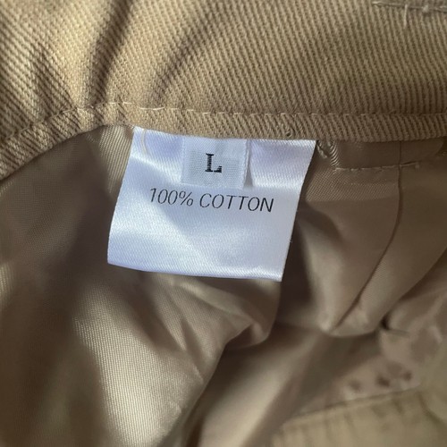 The Frankie Shop Audrey Pleated Cotton Twill Mini Skirt Cargo L Khaki - Picture 5 of 15