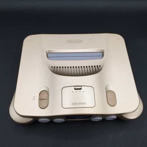 Nintendo 64 Console Controller Gold N64 Box Made in Japan Tested - Picture 9 of 16