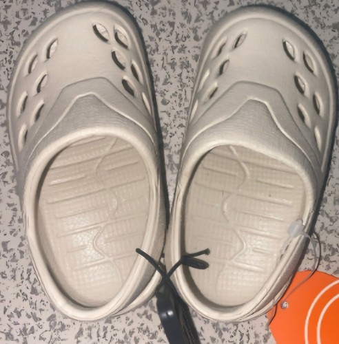 Wonder Nation Säugling Kleinkind Clog Sandalen Größe (4) creme NEU - Bild 5 von 6