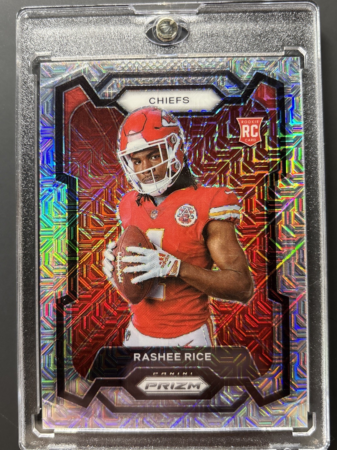 2023 Panini Prizm Rashee Rice Rookie Variation Mojo /25 - Chiefs