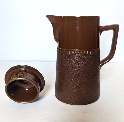 Lovatt Langley Ware Brown Leadless Glaze Ceramic Coffee Pot - No Chips or Cracks - Picture 5 of 10