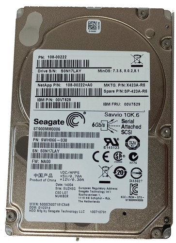 SEAGATE ST900MM0006 900GB HDD 2.5" SAS-2 6GB/S 10K - Photo 9/9