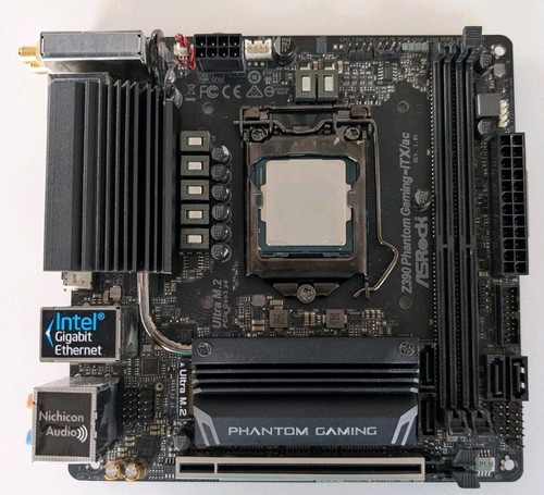 ASRock Z390 Phantom Gaming-ITX/ac Motherboard + Intel 9400F Combo