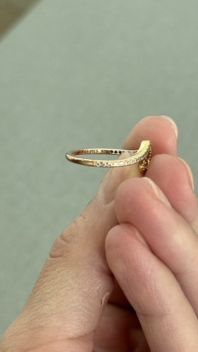 Pandora Timeless Wish Sparkling Heart Ring 14k Rose gold plating - Picture 5 of 10