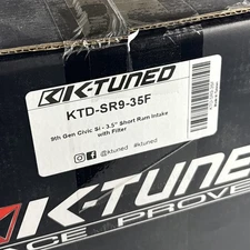 K-Tuned KTD-SR9-35F 3.5” Short Ram Intake w/ Filter 2012-2015 Honda Civic Si thumbnail 6