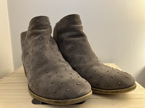 Lucky Brand Lp Breena2 Studded Gray Bootie Women’s Size 7M - Picture 1 of 12