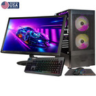 Apollo 7 Gaming PC Desktop Bundle - Ryzen 5 5500, RTX 5050, 32GB DDR4, 512GB SSD