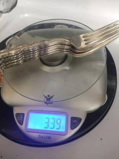 French Scroll by Alvin Sterling Silver Dinner Forks Lot Of 7) 339 Grams Scrap