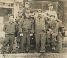 1951 special services of 24th Infantry Division KOREAN WAR: "Flash" & his "boys"