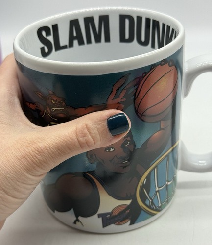Warner Bros Slam Dunk Vintage 1996 Michael Jordon Space Jam Jumbo Mug - Picture 9 of 11