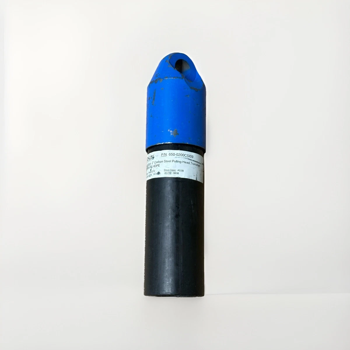 ( POLY-CAM 2 ) 650 SERIES DR9 HDPE CARBON STEEL SINGLE EYE PULLING HEAD photo 2