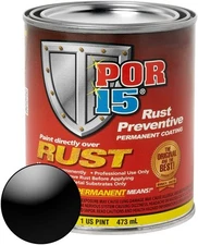 POR-15 Rust Preventive Coating, Stop 16 Fl Oz (Pack of 1), Gloss Black 