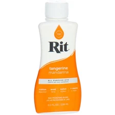 2 Pack Rit All-Purpose Liquid Dye, Tangerine, 8 fl oz