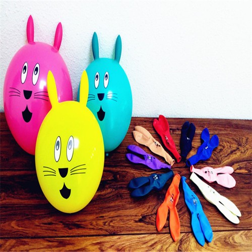  30 Piezas Suministros de Fiesta Globos Orejas de Conejo Primer Cumpleaños Decoraciones - Imagen 10 de 12