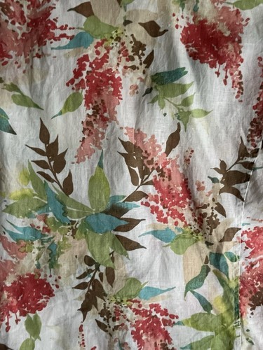 JM Collection Blouse Top Women's 18 (XL) 100% Linen Spring Floral Shirt Easter - Picture 7 of 8