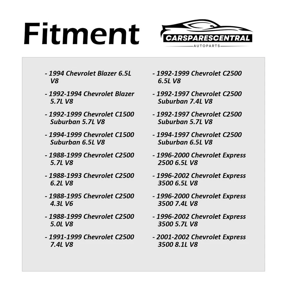 Cilindro de rueda de freno de tambor trasero 2 piezas para Chevrolet K1500 1988-1993 Foto 2 de 4