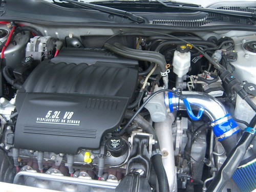 RW BLUE Ram Air Intake Kit+Filter For 2004-2008 Grand Prix 3.8L V6/5.3L V8 - Picture 2 of 2