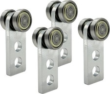 2 Wheel Trolley Assembly Rollers, Two Bearing for SILVER 