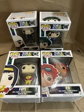 Funko Pop! Animation: Cowboy Bebop Jet 145, Spike 146, Faye 147, Ed 148 VAULTED*