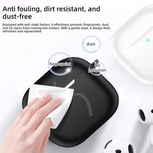For Apple AirPods 4, Shockproof Silicone Soft TPU Earphone Cover UK M6B0 H4W7 - Picture 6 of 27