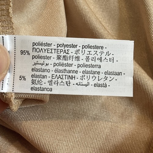 NWT Zara Women’s Pants Gold Metallic Wide Leg Elastic Waist Medium Stretch Party - Picture 7 of 11