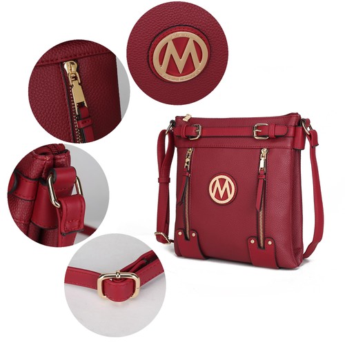 MKF Collection Crossbody bag for women Vegan leather Crossover Designer messe... - Picture 7 of 7