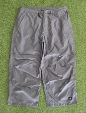 Vtg Nike ACG Women s Gray Nylon Outdoor Roll-up Pants Sz M 8-10