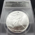 1992 $1 AMERICAN SILVER EAGLE ANACS MS69 ANACS Certified