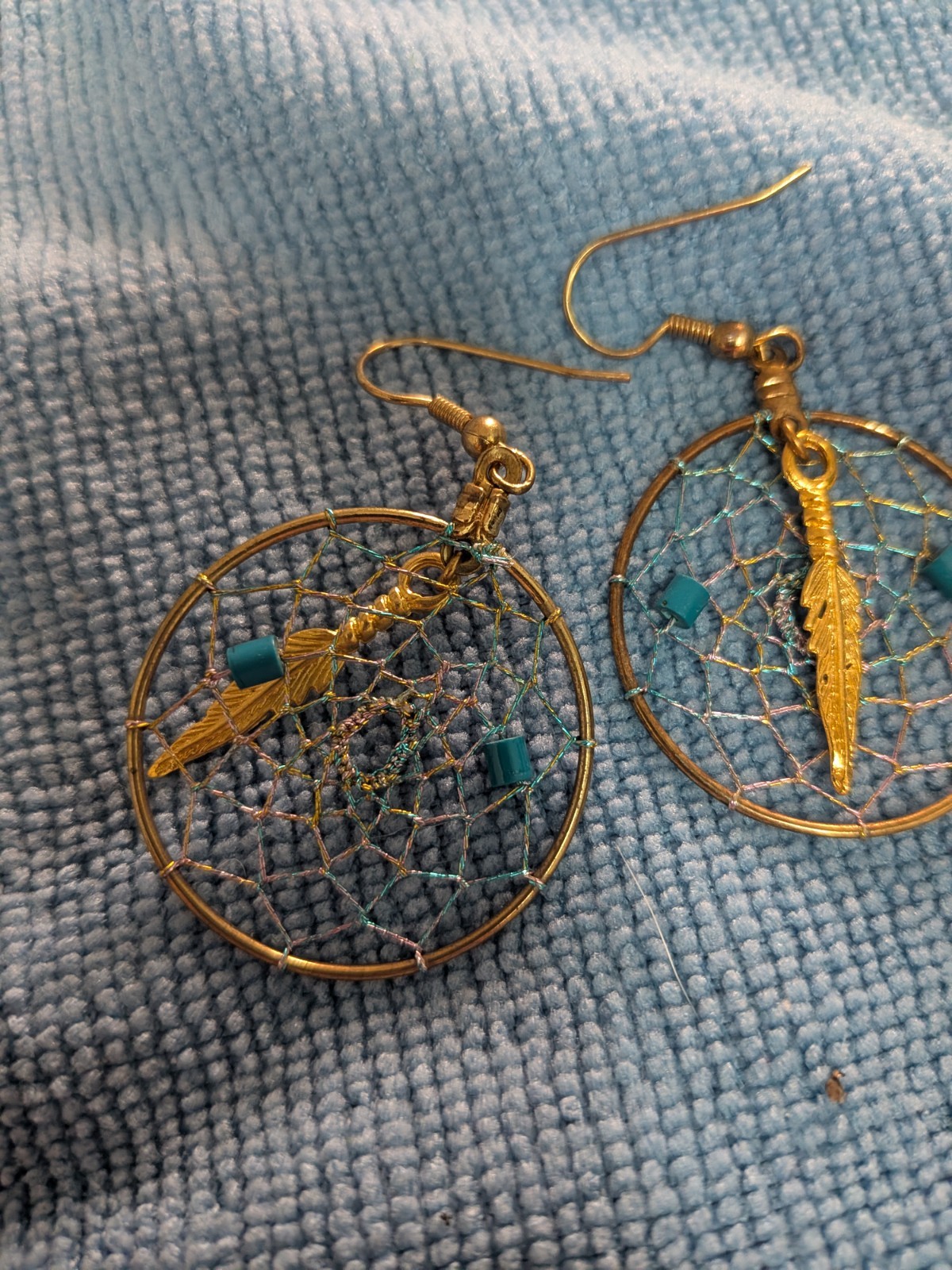 Native American Style Silver Tone earrings and tu… - image 7