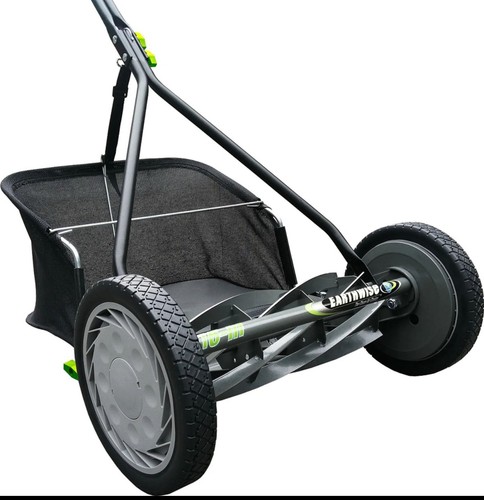 Earthwise Handspindelmäher 18" mit Fangkorb und 7-Messer-Klinge Rasenmäher