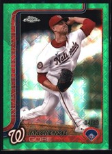 2025 Topps Chrome Logofractor Edition #160 MacKenzie Gore Green Refractor #/99