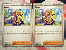 2x Arven Scarlet&Violet Base Set 166/198 Regular