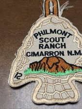 Vintage 1950s-60s PHILMONT SCOUT RANCH Boy Scout Arrowhead PATCH Cimarron 4