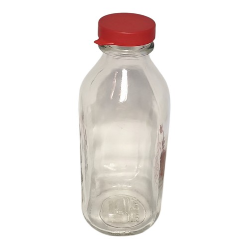 Warner Bros 1996 Foghorn Leghorn Acme Dairy Farms MOO Glass Milk Bottle 32 Oz - Picture 4 of 7