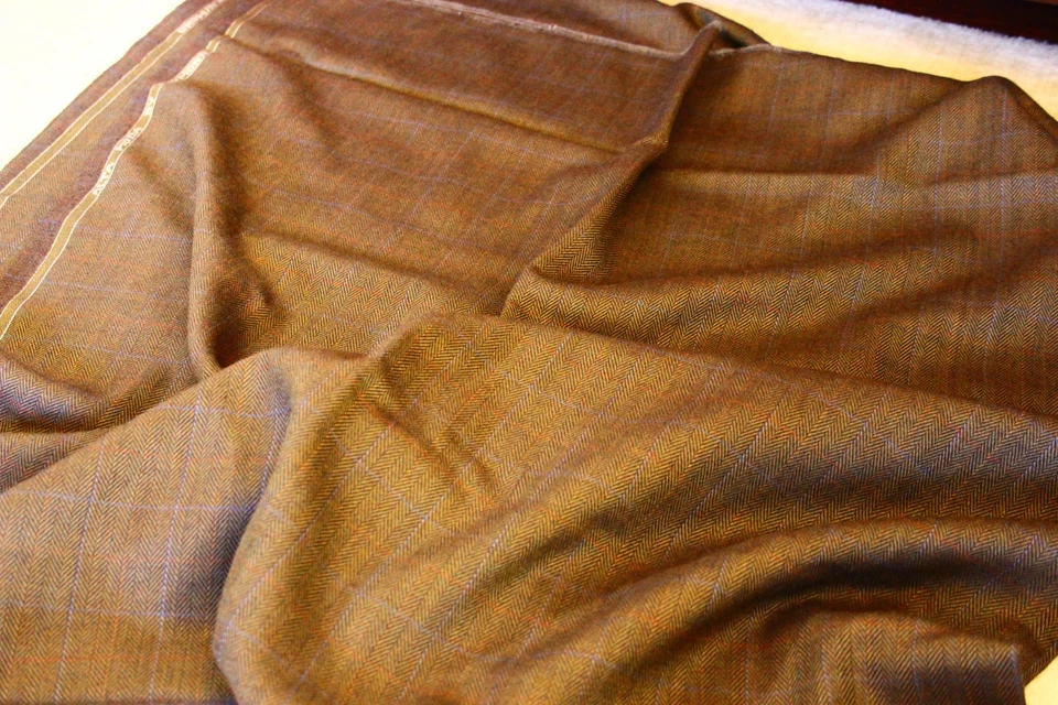 Alta Moda by Raymond Striped Tweed wool Fabric 1yard 25" - Image 4 of 4